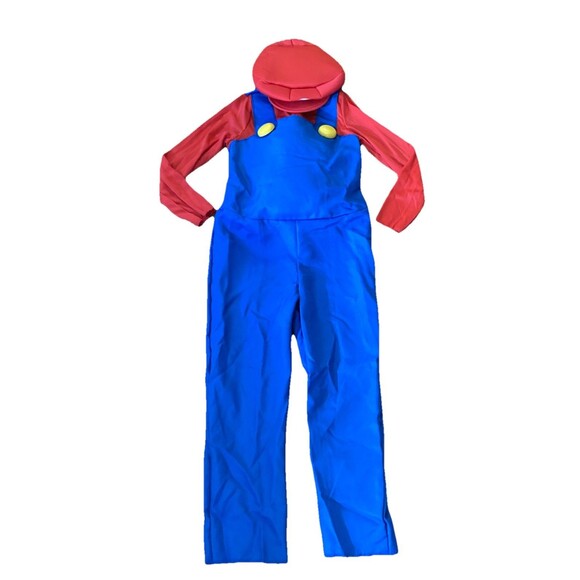 Super Mario Halloween Costume Cosplay Size L (10/12) “No Mustache Or Gloves” - Picture 2 of 10